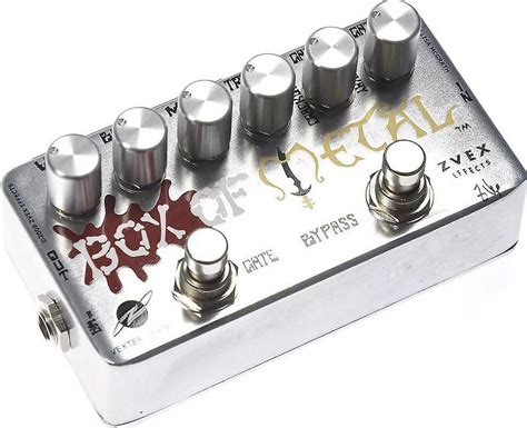 zvex box of metal distortion|Zvex Box of Metal Distortion Pedal Demo .